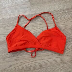 Orange Patagonia cross shores swim top